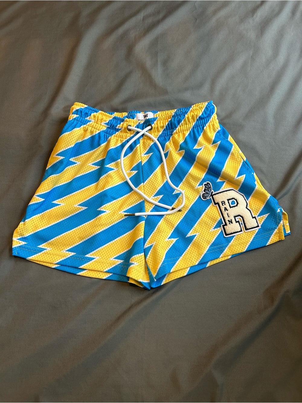 RYOKO RAIN Mesh / Stitched Logo Shorts (LIKE NEW)